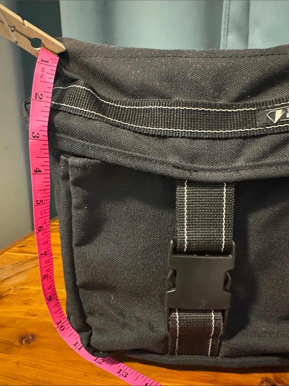 Diamond Supply Co. Black Canvas Crossbody Bag (repurposed camera/lens case)